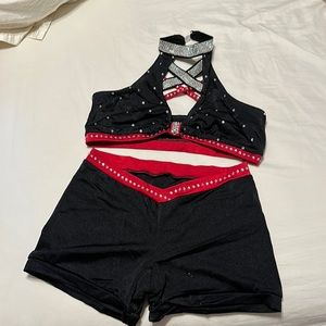 New custom made Pro cheer dance audition outfit